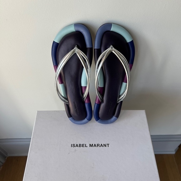 Isabel Marant Ecksa Thong Flip Flops - Picture 9 of 14